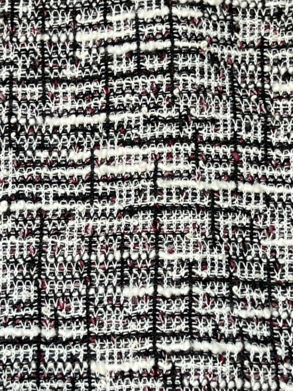 LOFT Black/White Shimmer Tweed Boucle Knit Short Dress - Size 6 (NWOT) - Picture 7 of 9